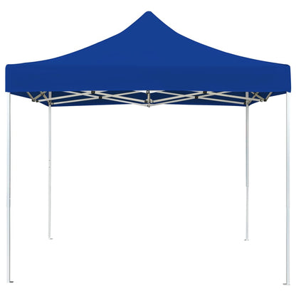 Profi-Partyzelt Faltbar Aluminium 3x3 m Blau