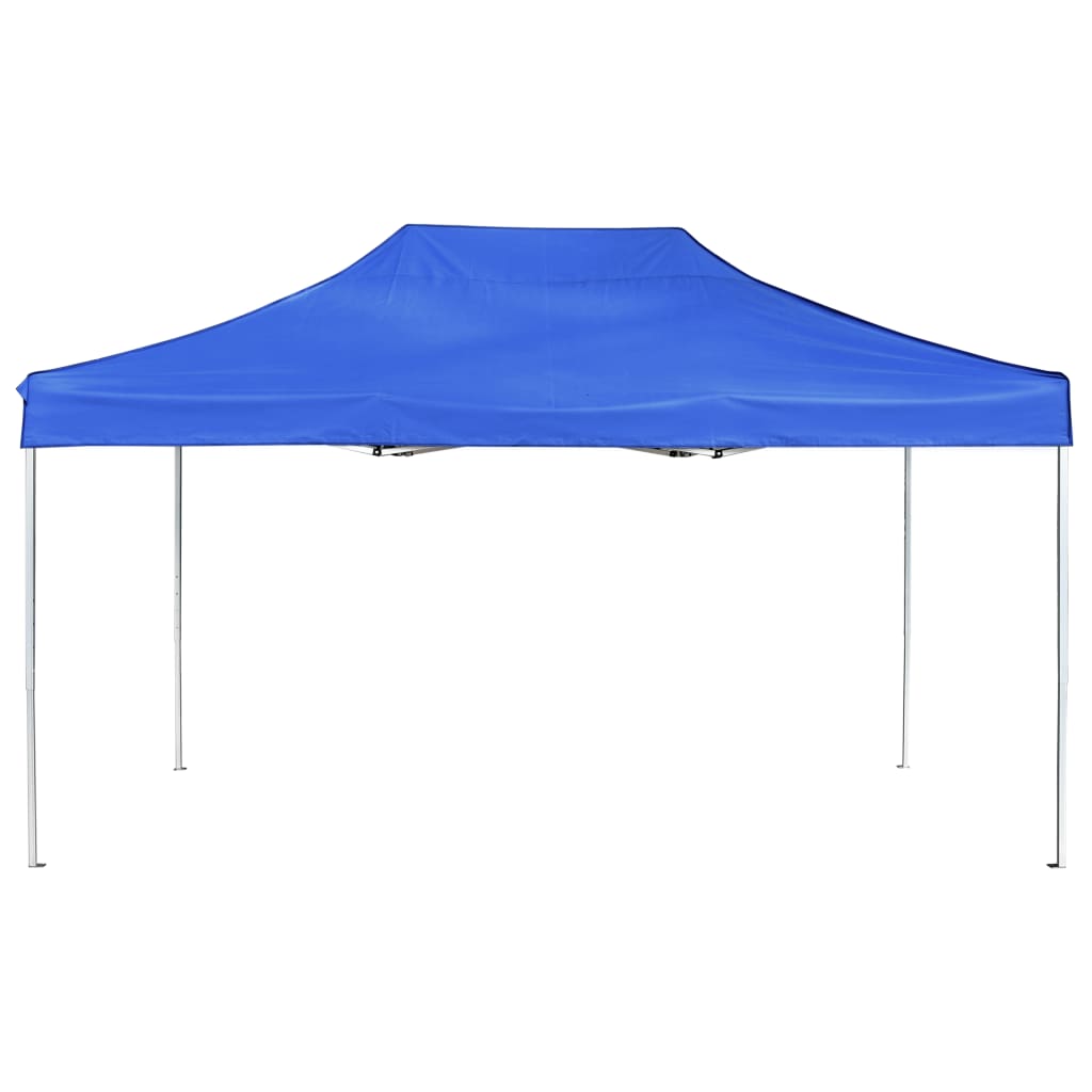 Tente de fête professionnelle pliable aluminium 4,5x3 m bleu