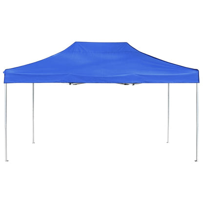 Tente de fête professionnelle pliable aluminium 4,5x3 m bleu