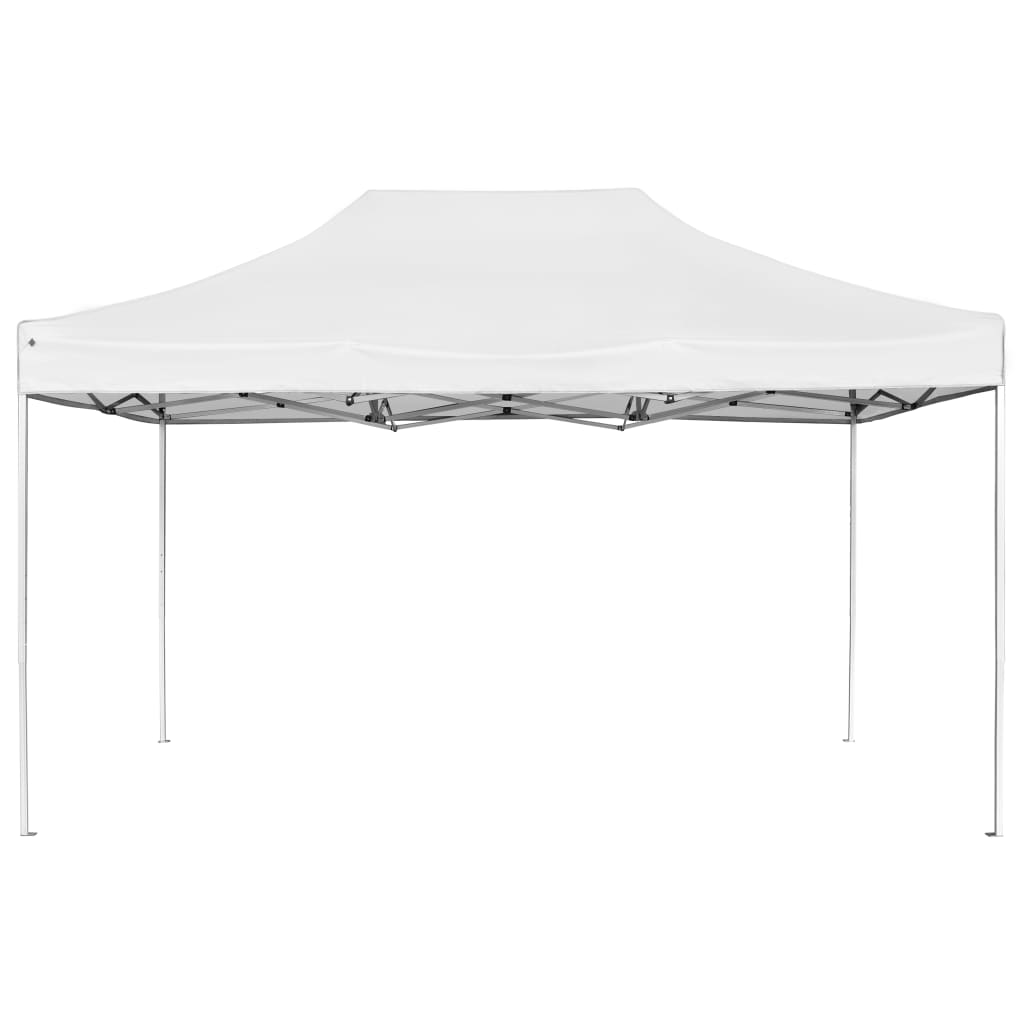 Tente de fête professionnelle pliable aluminium 4,5x3 m blanc