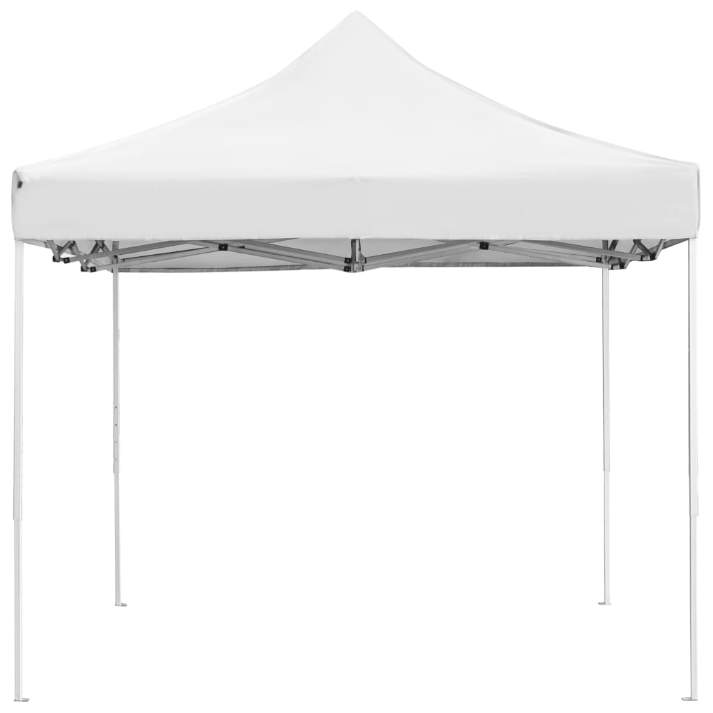 Tente de fête professionnelle pliable aluminium 4,5x3 m blanc