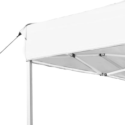 Tente de fête professionnelle pliable aluminium 4,5x3 m blanc