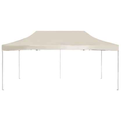 Profi-Partyzelt Faltbar Aluminium 6x3 m Creme