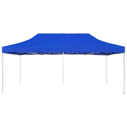 Profi-Partyzelt Faltbar Aluminium 6x3 m Blau