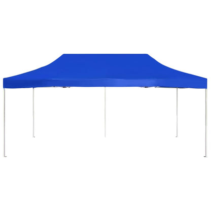 Profi-Partyzelt Faltbar Aluminium 6x3 m Blau