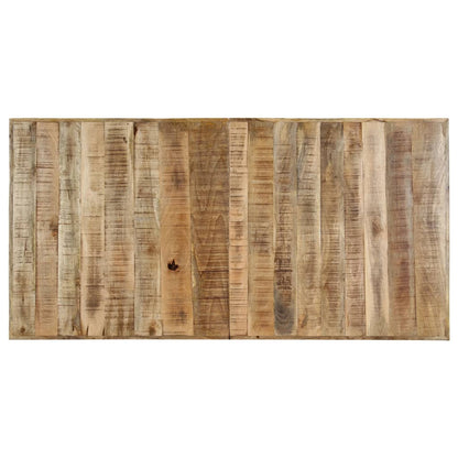 Esstisch 140 x 70 x 75 cm Massives Raues Mangoholz