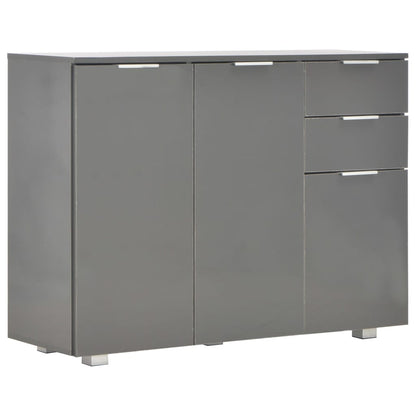 Sideboard Hochglanz-Grau 107x35x80,5 cm