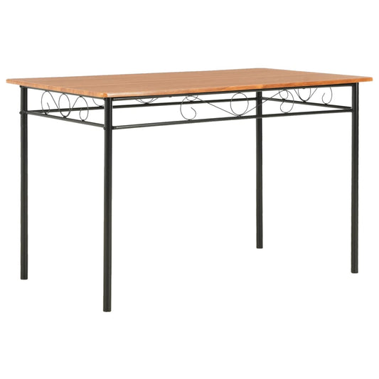 Table à manger marron 120×70×75 cm MDF