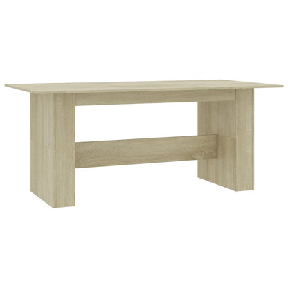 Mesa de comedor Sonoma roble 180x90x76 cm material madera