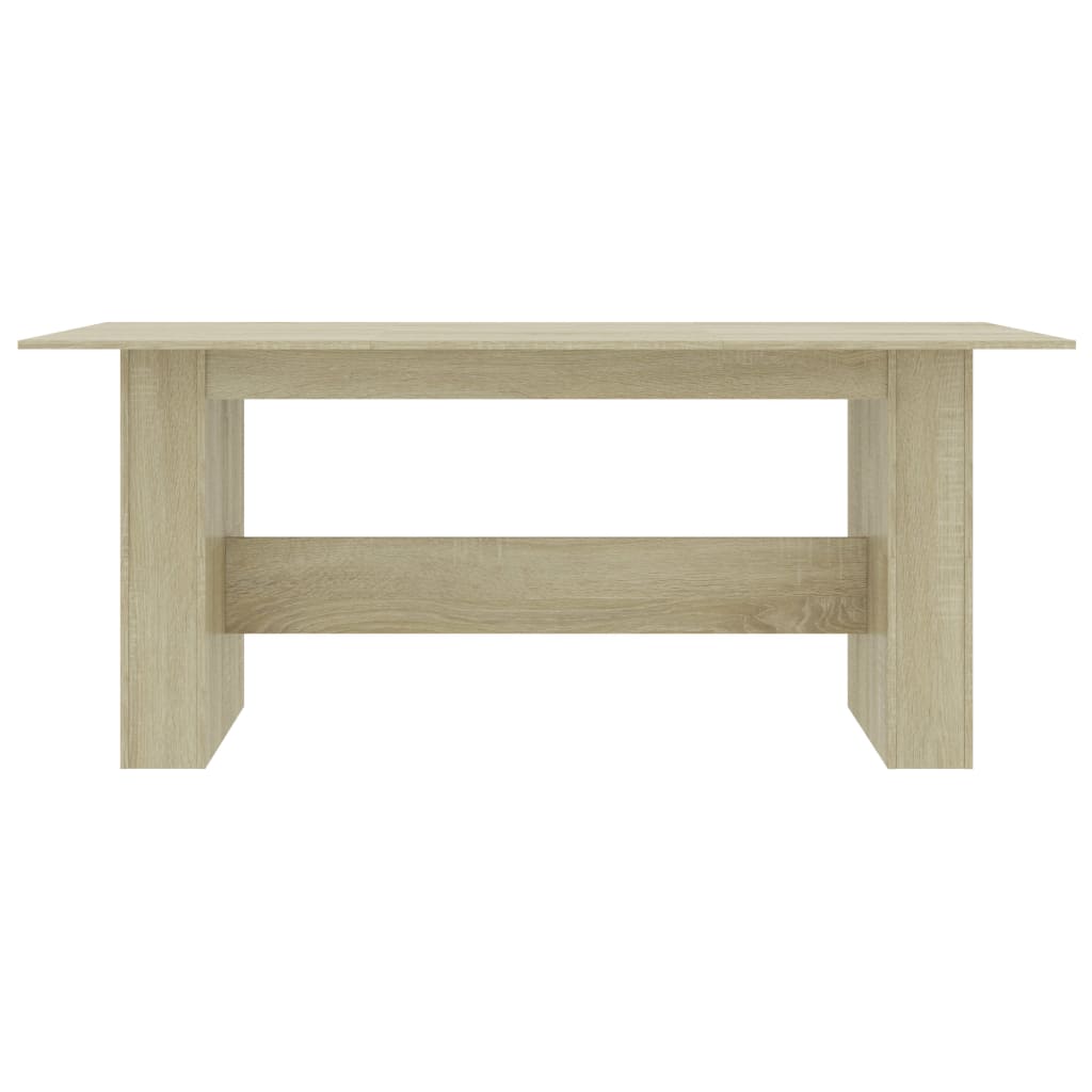 Mesa de comedor Sonoma roble 180x90x76 cm material madera