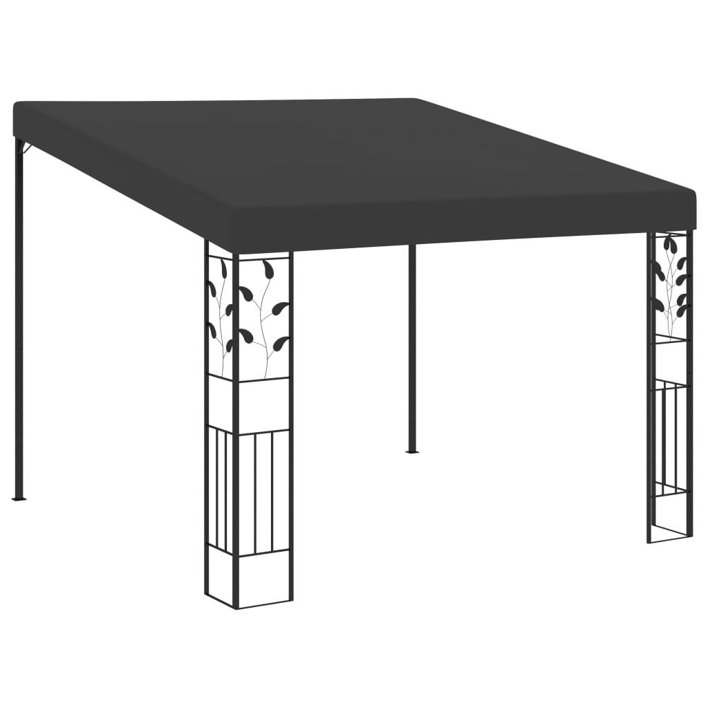 Wand-Pavillon 3x3x2,5 m Anthrazit