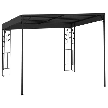 Wand-Pavillon 3x3x2,5 m Anthrazit