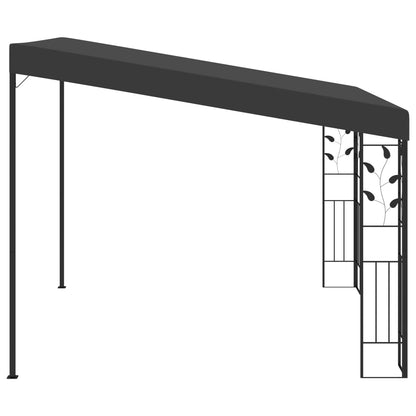 Wand-Pavillon 3x3x2,5 m Anthrazit