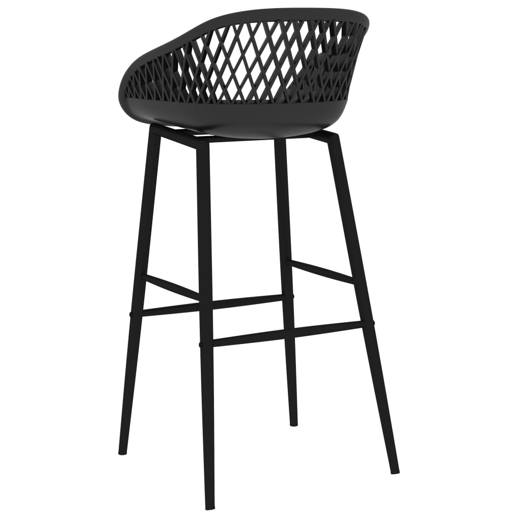 Barhocker 2 Stk. Schwarz