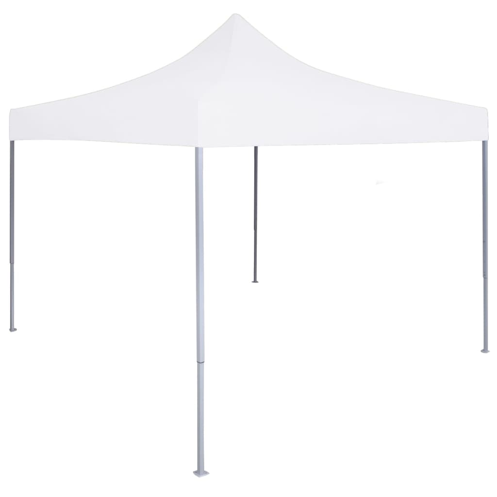 Tente de fête professionnelle pliable 3 x 3 m acier blanc