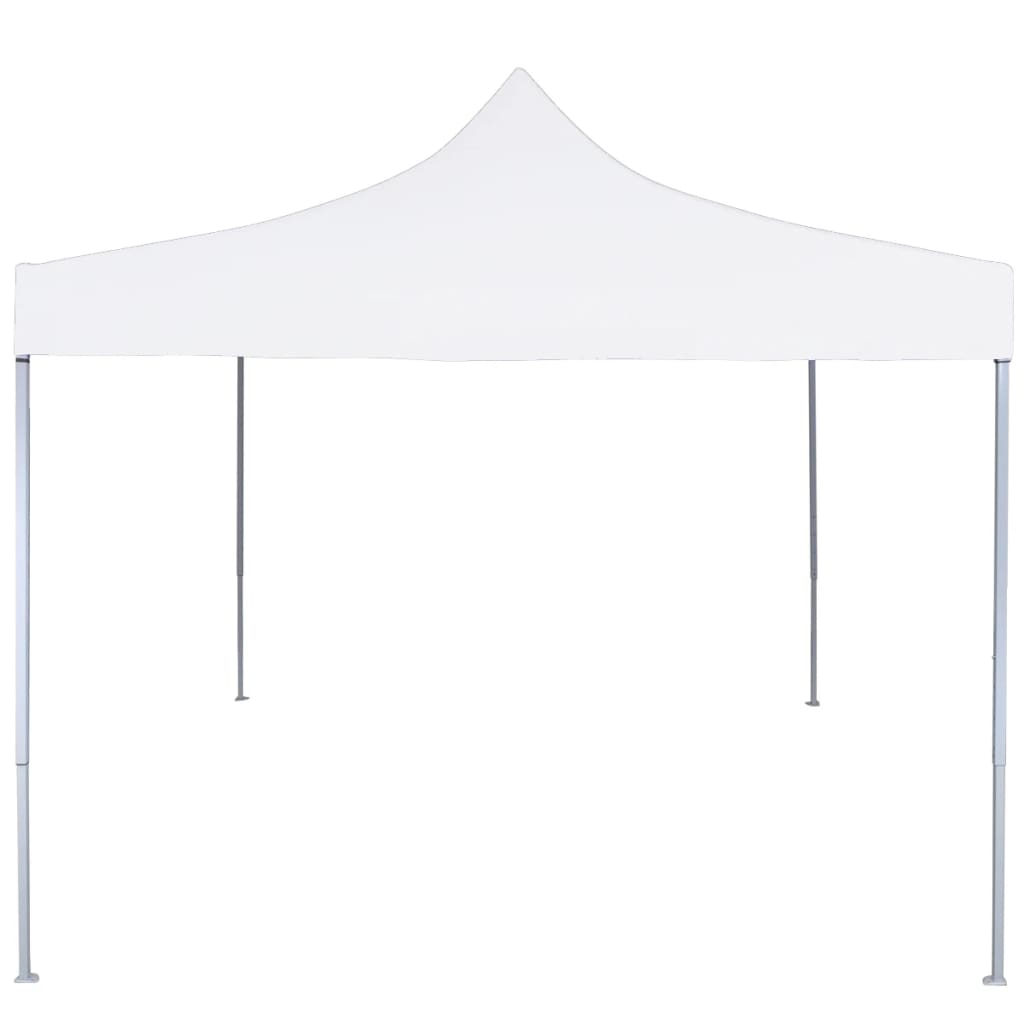 Tente de fête professionnelle pliable 3 x 3 m acier blanc