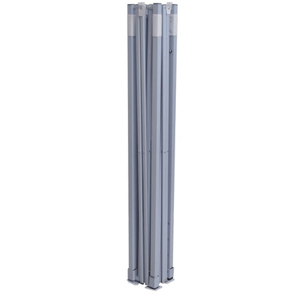 Profi-Partyzelt Faltbar 2×2 m Stahl Blau