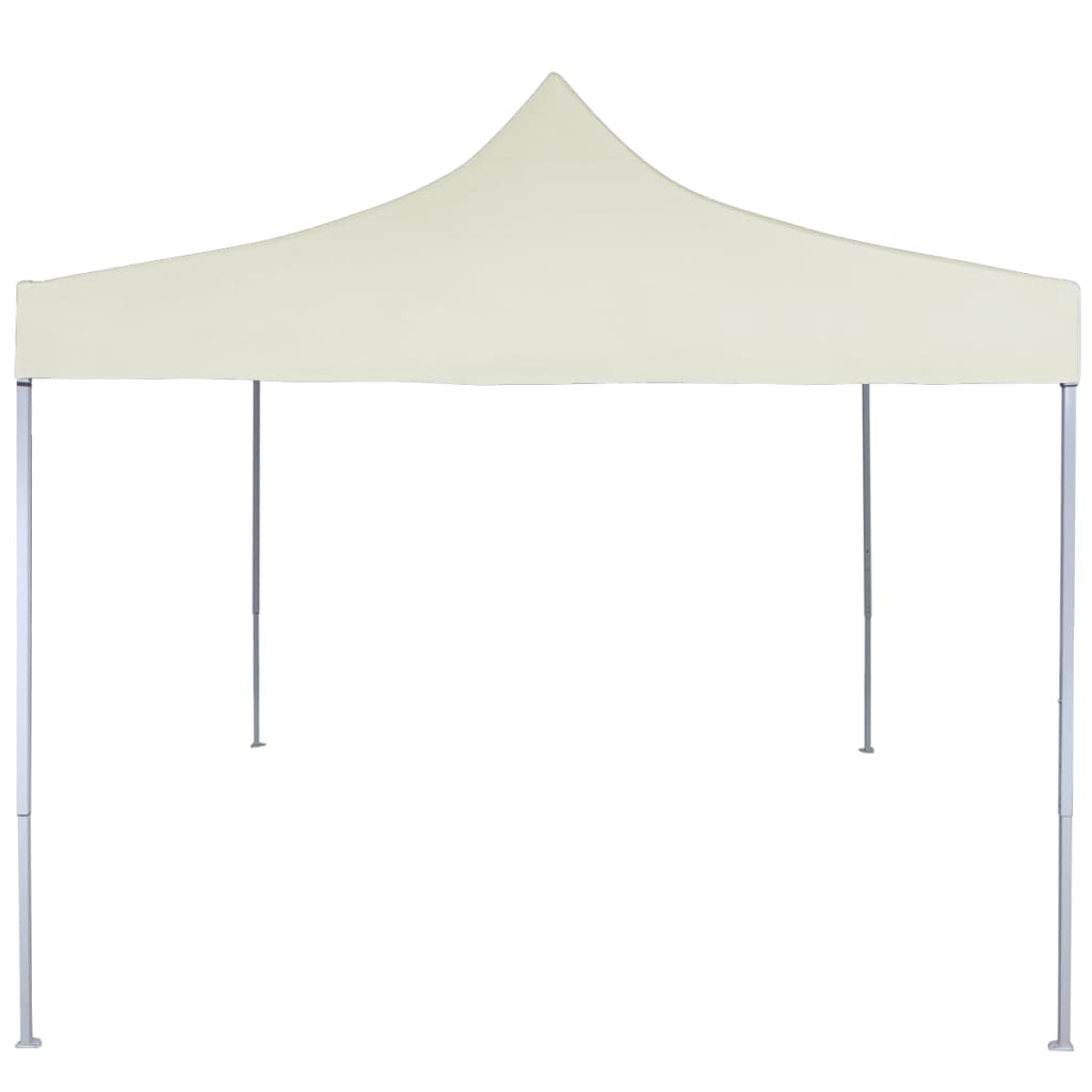 Tente de fête professionnelle pliable 2×2 m acier crème