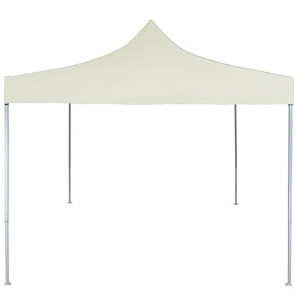 Tente de fête professionnelle pliable 2×2 m acier crème