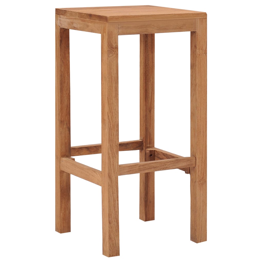 Barhocker 4 Stk. Massivholz Teak