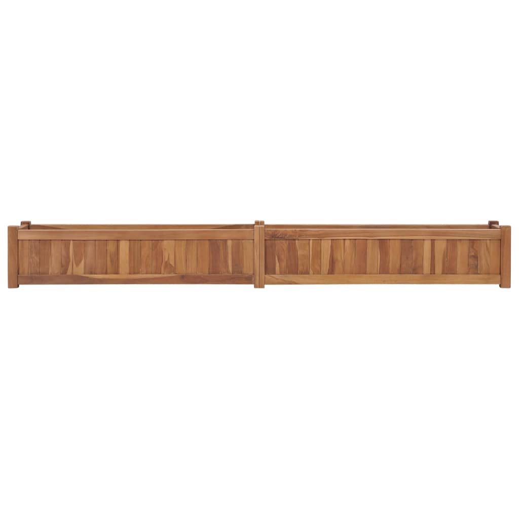 Hochbeet 200x30x25 cm Massivholz Teak