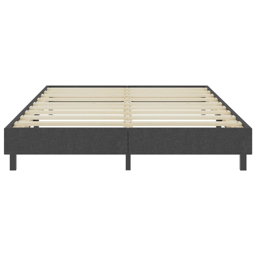 Boxspring-Bettgestell Grau Stoff 140x200 cm