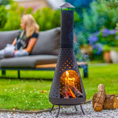 Chimenea de jardín RedFire Napa Negro