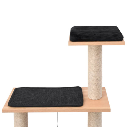 Arbre à chat avec tapis à gratter en sisal 123 cm