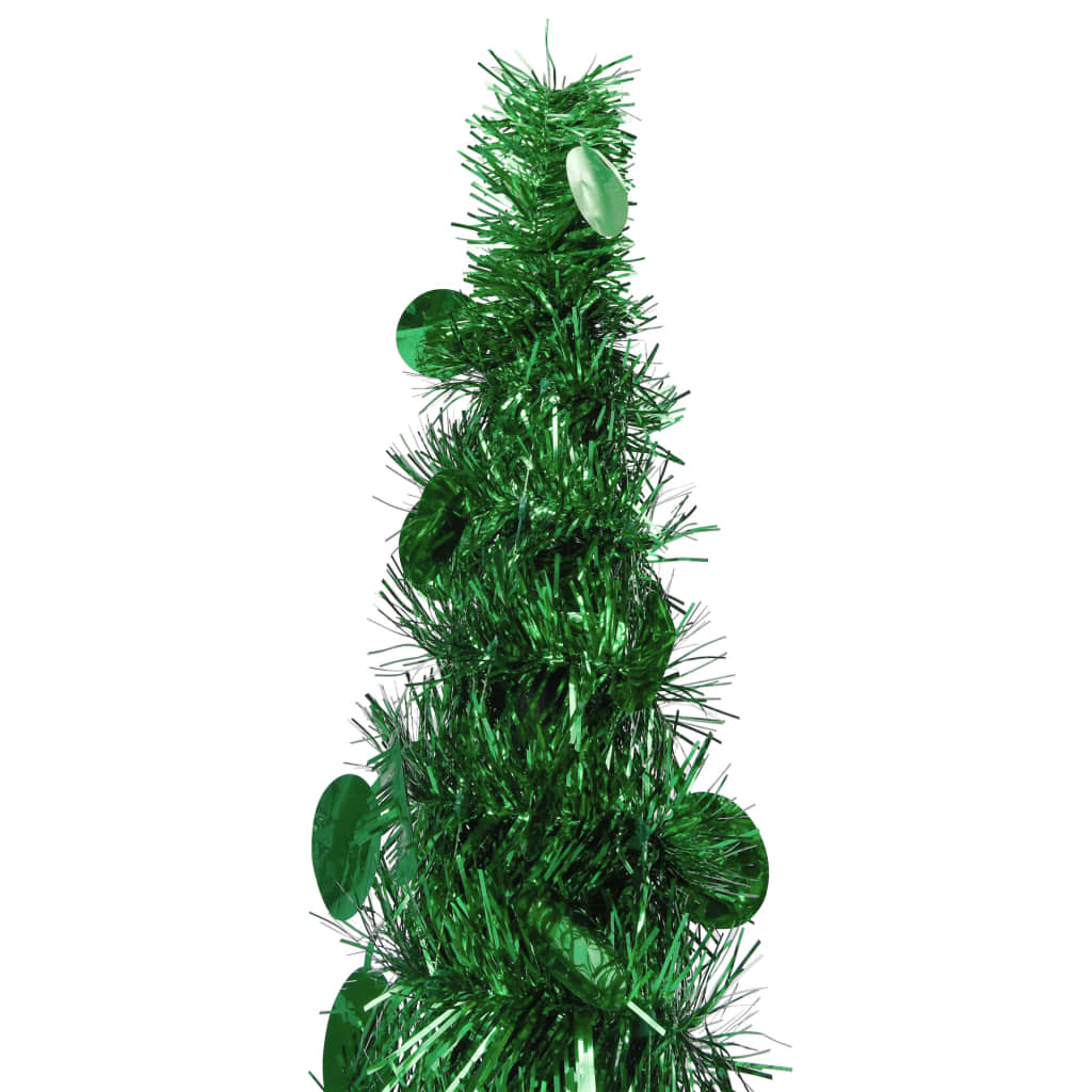 Sapin de Noël artificiel pop-up vert 120 cm PET