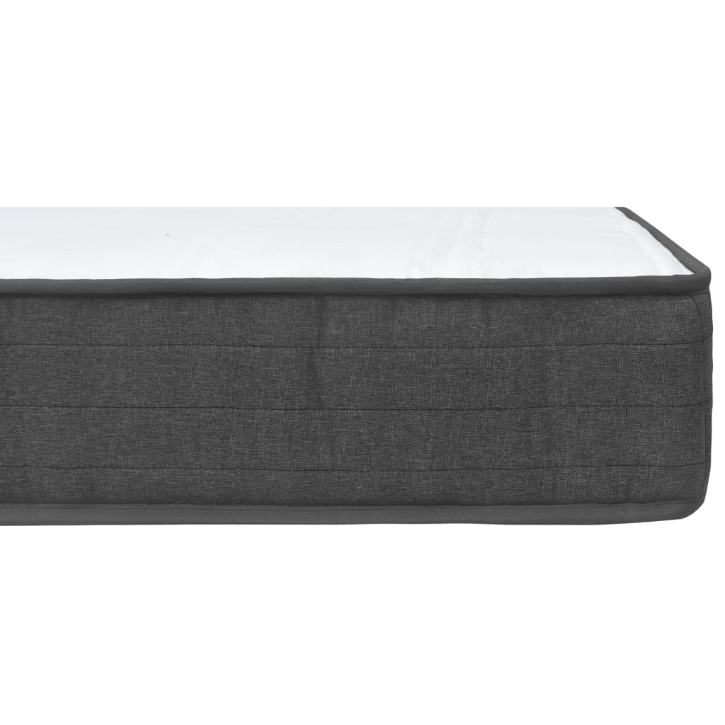 Boxspringbett Dunkelgrau Stoff 200x200 cm