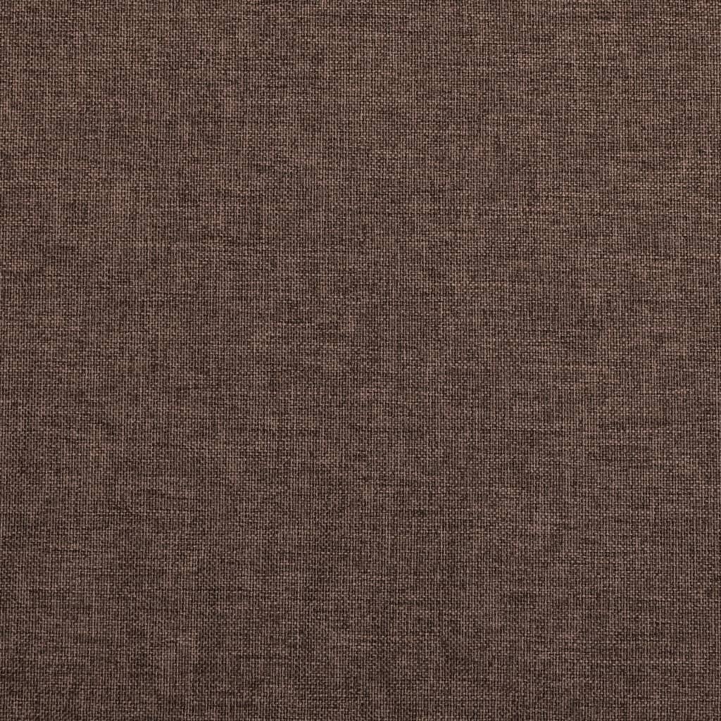 Verdunkelungsvorhänge Ösen Leinenoptik 2 Stk. Taupe 140x225 cm