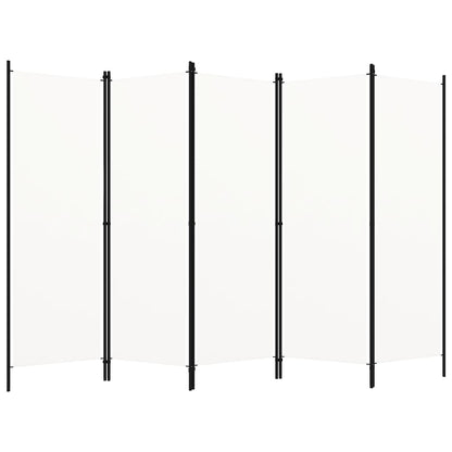 5 uds. Separador de ambientes blanco 250x180 cm