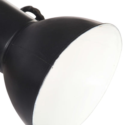 Wandlampe Industriestil Schwarz 65x25 cm E27