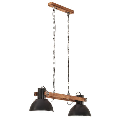 Lampe suspendue style industriel 25 W noire 109 cm E27