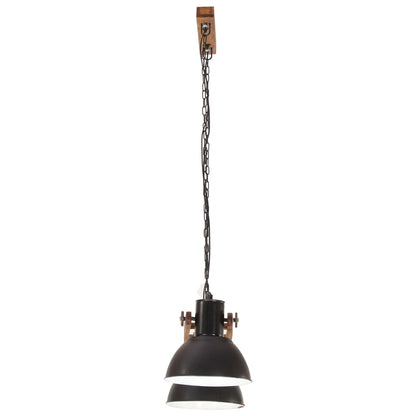 Lampe suspendue style industriel 25 W noire 109 cm E27