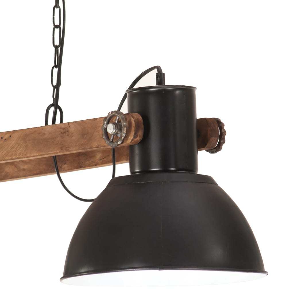 Lampe suspendue style industriel 25 W noire 109 cm E27