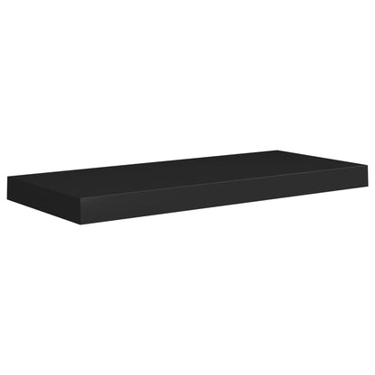 Estante flotante de pared MDF negro 60x23,5x3,8 cm