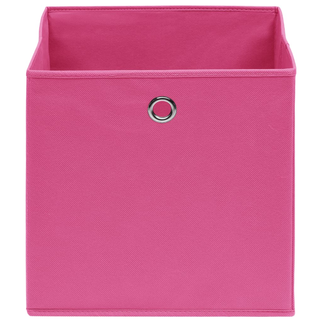 Aufbewahrungsboxen 4 Stk. Vliesstoff 28x28x28 cm Rosa