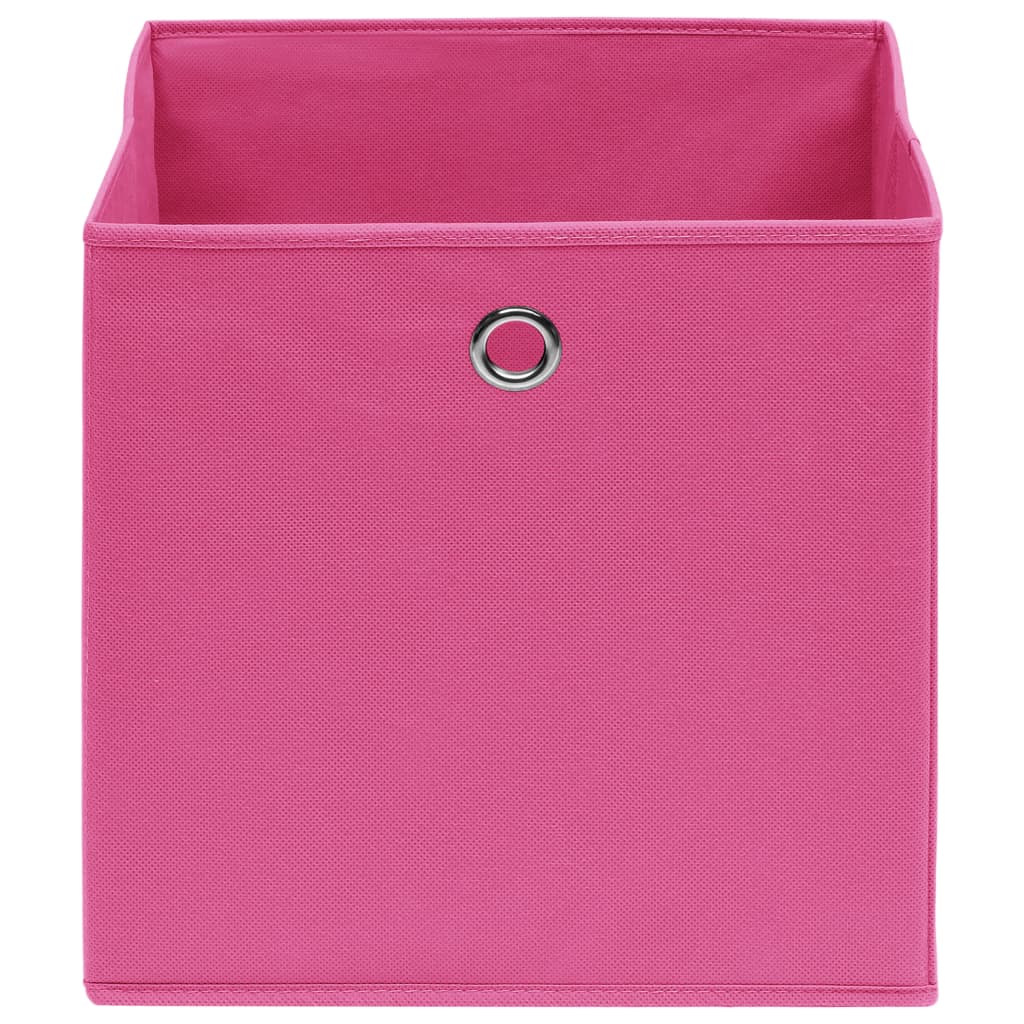 Aufbewahrungsboxen 10 Stk. Vliesstoff 28x28x28 cm Rosa