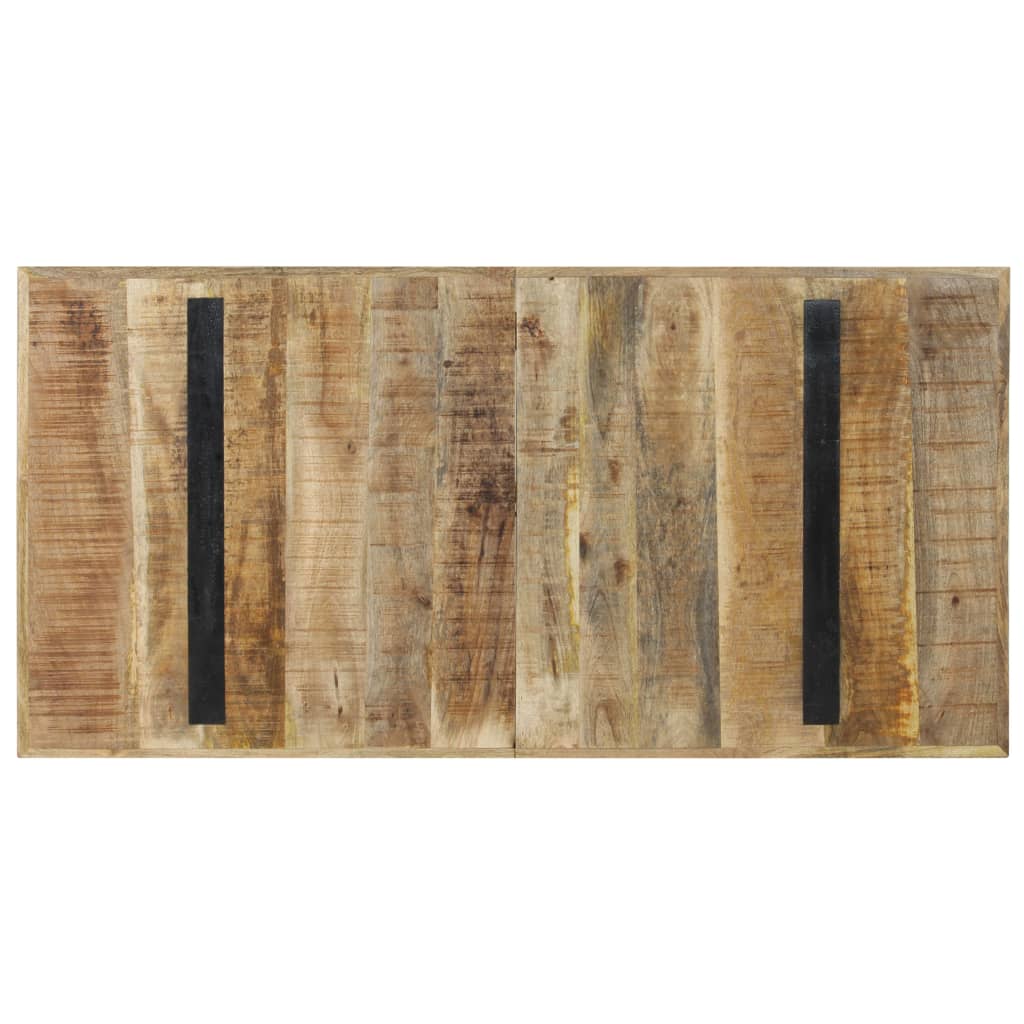 Esstisch 140x70x76 cm Raues Mangoholz