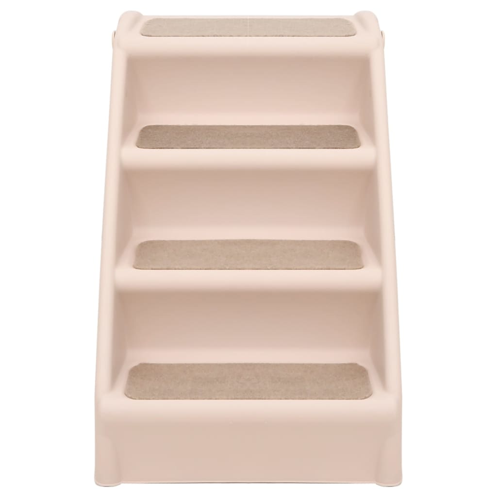 Hundetreppe Klappbar Creme 62x40x49,5 cm