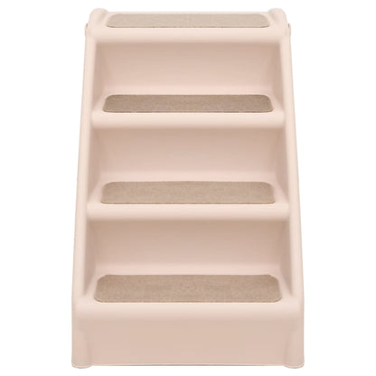 Hundetreppe Klappbar Creme 62x40x49,5 cm