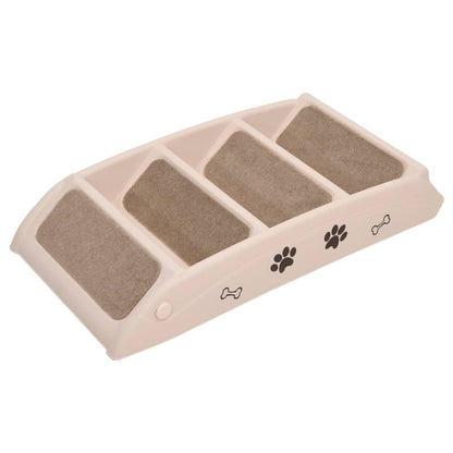 Hundetreppe Klappbar Creme 62x40x49,5 cm