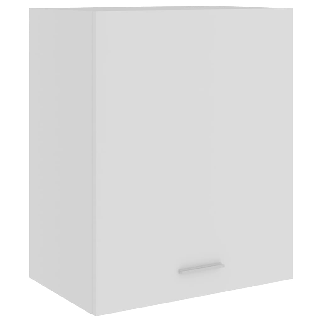 Armarios de pared 2 uds. Material madera blanco 50x31x60 cm.