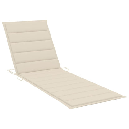 Bain de soleil 2 personnes avec coussin en bois massif d'acacia gris