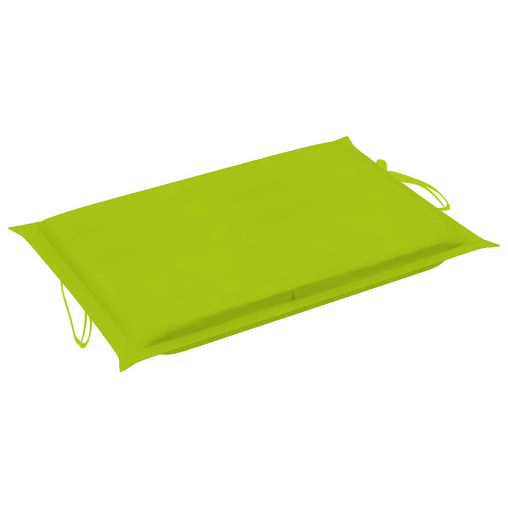 Bain de soleil avec coussin en bois d'acacia massif