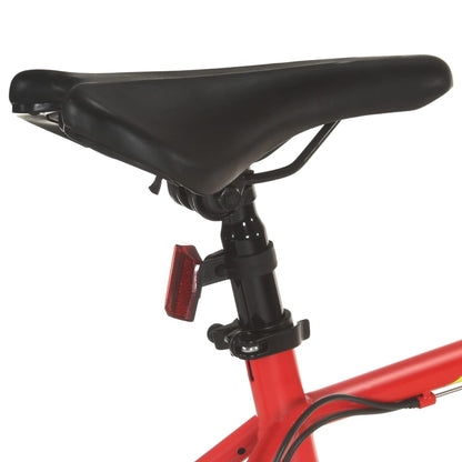 Mountainbike 21 Gang 27,5 Zoll Rad 42 cm Rot