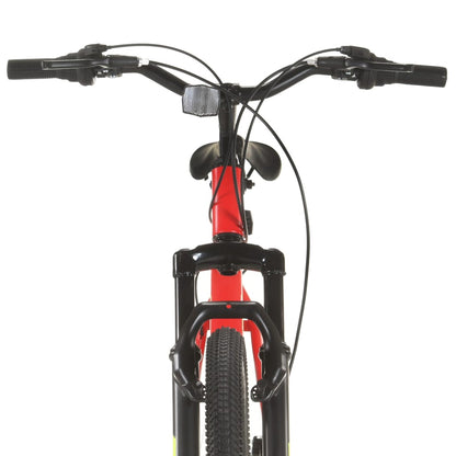 Mountainbike 21 Gang 27,5 Zoll Rad 42 cm Rot