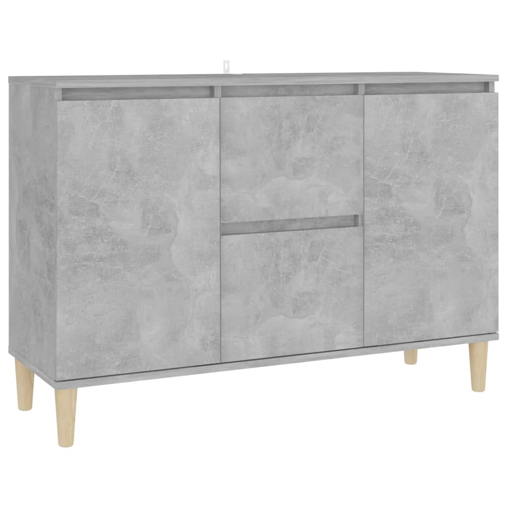 Sideboard Betongrau 103,5x35x70 cm Holzwerkstoff