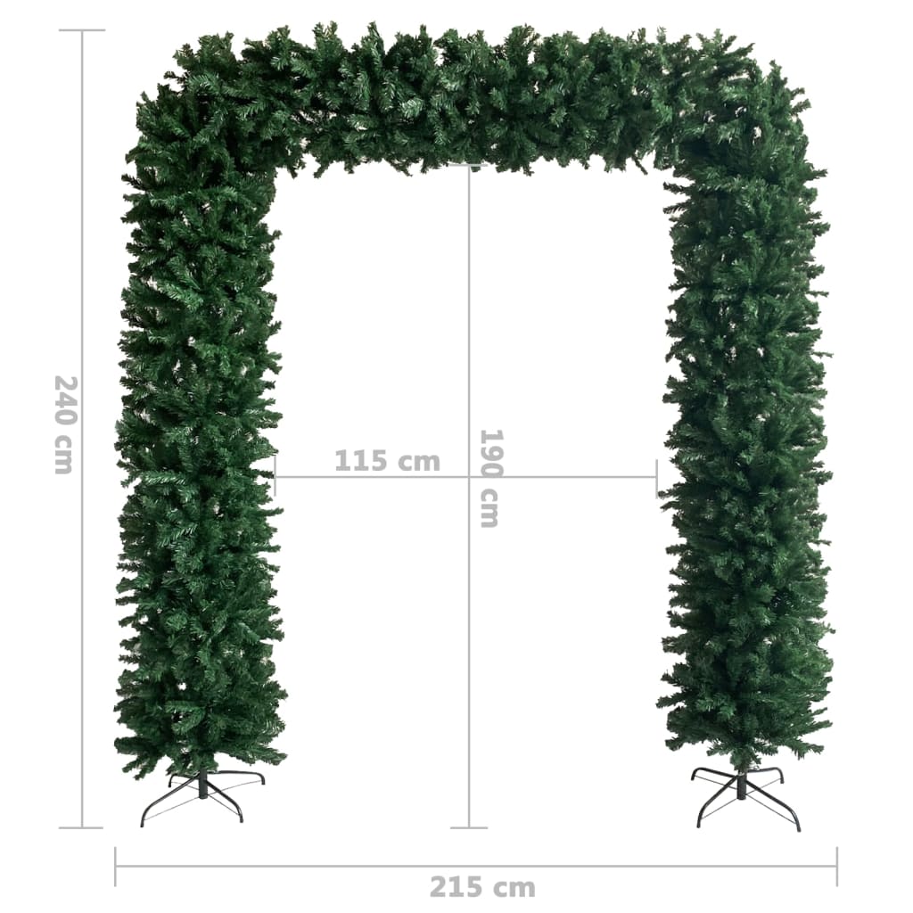 Guirlande de Noël verte 240 cm